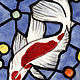 Plate 'Koi Carp'. Plates. Owlclay. Online shopping on My Livemaster.  Фото №2
