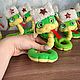 Игрушка Змея-символ 2025 года, Новогодние сувениры, Троицк,  Фото №1