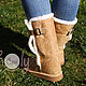 Сапожки из пробки  "Eco Cork". Угги. HolyCowChic. Ярмарка Мастеров.  Фото №5