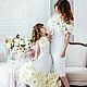 Заказать Детское платье цвета "айвори". Вера Родионова (flower-dresses). Ярмарка Мастеров. . Платье Фото №3