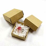 Крафт /5шт/ мини коробка 5*5*2,5см для украшений и сувениров