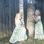 Работы для детей, handmade. Livemaster - original item Dress for girls "Vasilisa". Handmade.