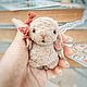 Заказать Зайка тедди с бантиком. Тедди зайка. teensy dolls. Ярмарка Мастеров. . Тедди Зверята Фото №3