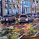 'Evening city, Peter' oil on canvas. Pictures. Anji's favourite pictures (anzhela-a). My Livemaster. Фото №4