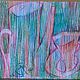" Влюбленный чайник" --Таинственный счастливый дождь. Картины. andrey (book777). Интернет-магазин Ярмарка Мастеров.  Фото №2