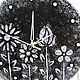 Order Wall clock with the texture of Wild flowers. Clocks for Home (Julia). Livemaster. . Watch Фото №3