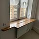 Подоконник из дерева. Элементы интерьера. Hardwood. Интернет-магазин Ярмарка Мастеров.  Фото №2