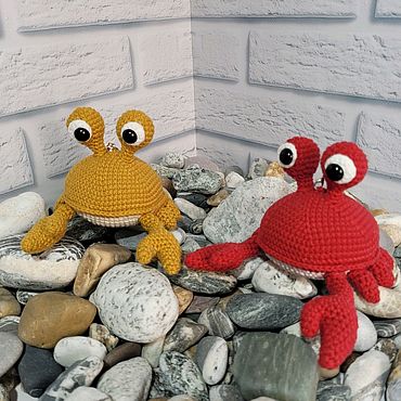Куклы и игрушки ручной работы. Ярмарка Мастеров - ручная работа Крабик. Handmade.