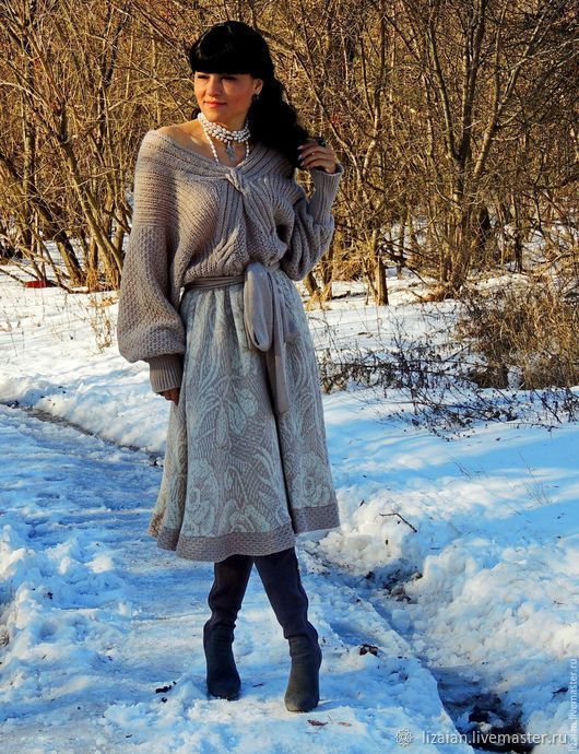 Зимнее вязаное платье (227), Платья, Одесса,  Фото №1