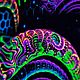 Fluorescent luminous fabric Matrix Archetype. Subculture Attributes. Fractalika. Online shopping on My Livemaster.  Фото №2