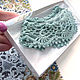 Beige knitted doily for serving 24 cm. Collars. BarminaStudio (Marina)/Crochet (barmar). My Livemaster. Фото №6