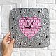 Wall Clock Pink Heart Silent Clock. Watch. Clocks for Home (Julia). Online shopping on My Livemaster.  Фото №2