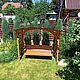 Качели "Радуга". Качели. Artisan wood. Ярмарка Мастеров.  Фото №6