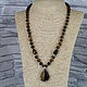 Necklace with Tiger's Eye Stone Pendant. Necklace. Magic box. My Livemaster. Фото №5