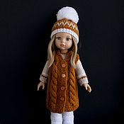 Куклы и игрушки handmade. Livemaster - original item Clothes for dolls. Knitted clothes for Paola Reina.. Handmade.