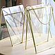 Order Frame for a herbarium. Brass hanging herbarium. Glass Flowers. Livemaster. . Photo frames Фото №3