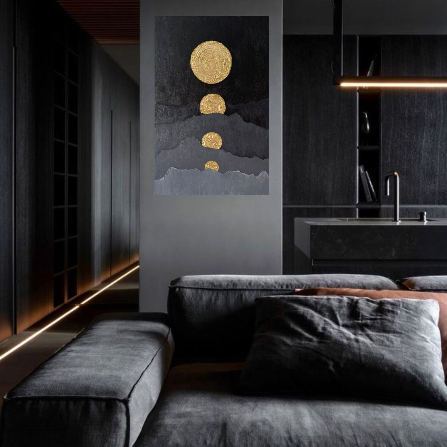 Квартира в стиле лофт. Тёмный интерьер в квартире. Квартира чернуха. Село чернуха кстовский. Квартира чернуха.