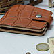Leather wallet bifold 'Jupiter'. Wallets. SUNGAZER leather products. My Livemaster. Фото №5