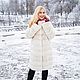 Шуба норка. Норка жемчуг. Шуба трансформер. Норка поперечка. Шубы. MuarFurs (Елена). Ярмарка Мастеров.  Фото №6