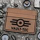 Мини кошелёк Fallout. Картхолдер. Ледяной Дракон. Интернет-магазин Ярмарка Мастеров.  Фото №2