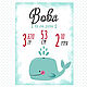 Metric poster of a boy with a whale of a gift for the birth. Metrics. nina-37. Online shopping on My Livemaster.  Фото №2