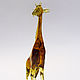 Interior sculpture of colored glass Giraffe Camelopardalis. Figurines. In Glass. Online shopping on My Livemaster.  Фото №2
