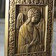 Carved icon 'Archangel Michael', ash tree array, Icons, Orekhovo-Zuyevo,  Фото №1