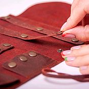 Сумки и аксессуары handmade. Livemaster - original item Case for jewelry made of genuine leather 