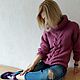 Розовый свитер из шерсти. Свитеры. knitters.sisters. Ярмарка Мастеров.  Фото №4