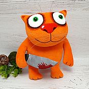 Куклы и игрушки handmade. Livemaster - original item May the new day bring you joy! Soft toy Lozhkin`s cat. Handmade.
