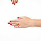Кольцо лабрадор, нефрит, друза агата, кольцо с тремя камнями. Кольца. Irina Moro (Ирина Моро украшения). Ярмарка Мастеров.  Фото №5