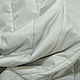 Стеганая ткань на синтепоне, цвет светло-серый, 6112209-2. Ткани. Итальянские ткани. Ярмарка Мастеров.  Фото №5