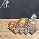 Минибар в подарок на юбилей 50 и 60 летие с набором CRYSTALITE BOHEMIA. Подставки для бутылок и бокалов. АртКонцепт. Ярмарка Мастеров.  Фото №8