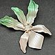 Винтаж:  Брошь Эмаль Орхидея  Цветы VEB OSTSEE-SCHMUCK ГДР. Броши винтажные. Брошки с блошки и ещё немножко.. (ik07). Интернет-магазин Ярмарка Мастеров.  Фото №2