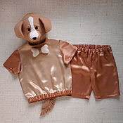 Одежда детская handmade. Livemaster - original item Puppy costume children`s new year carnival for boy dog. Handmade.